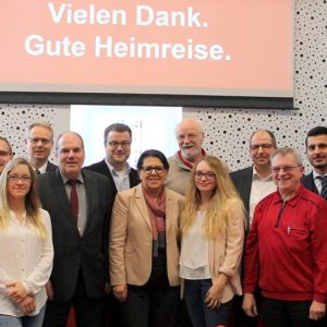 Der neugewählte Vorstand der SPD Mönchengladbach. Herzlichen Glückwunsch! (Es fehlen Julia Laumen, Ute Hermanns und Ursula Schiffer).